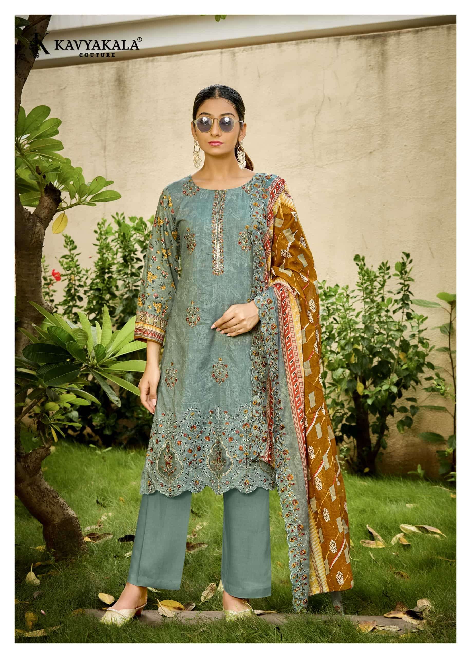Kavyakala Aafreen Vol 1 Lawn Cotton Dress Material