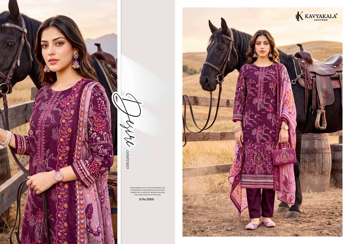 Kavyakala Aafreen Vol-2 Lawn Soft Cotton Pakistani Suit