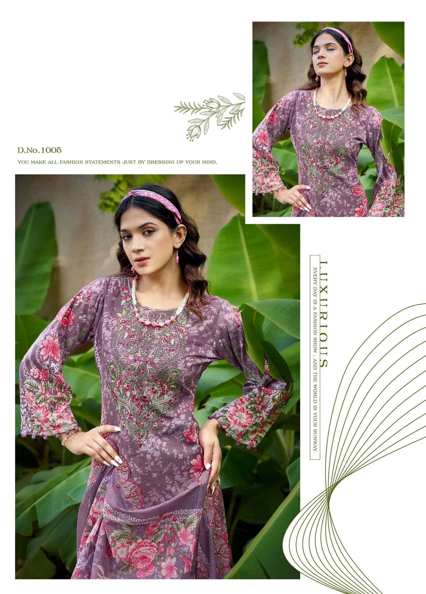 Kavyakala Anarkali Vol 25 Lawn Cotton Dress Material