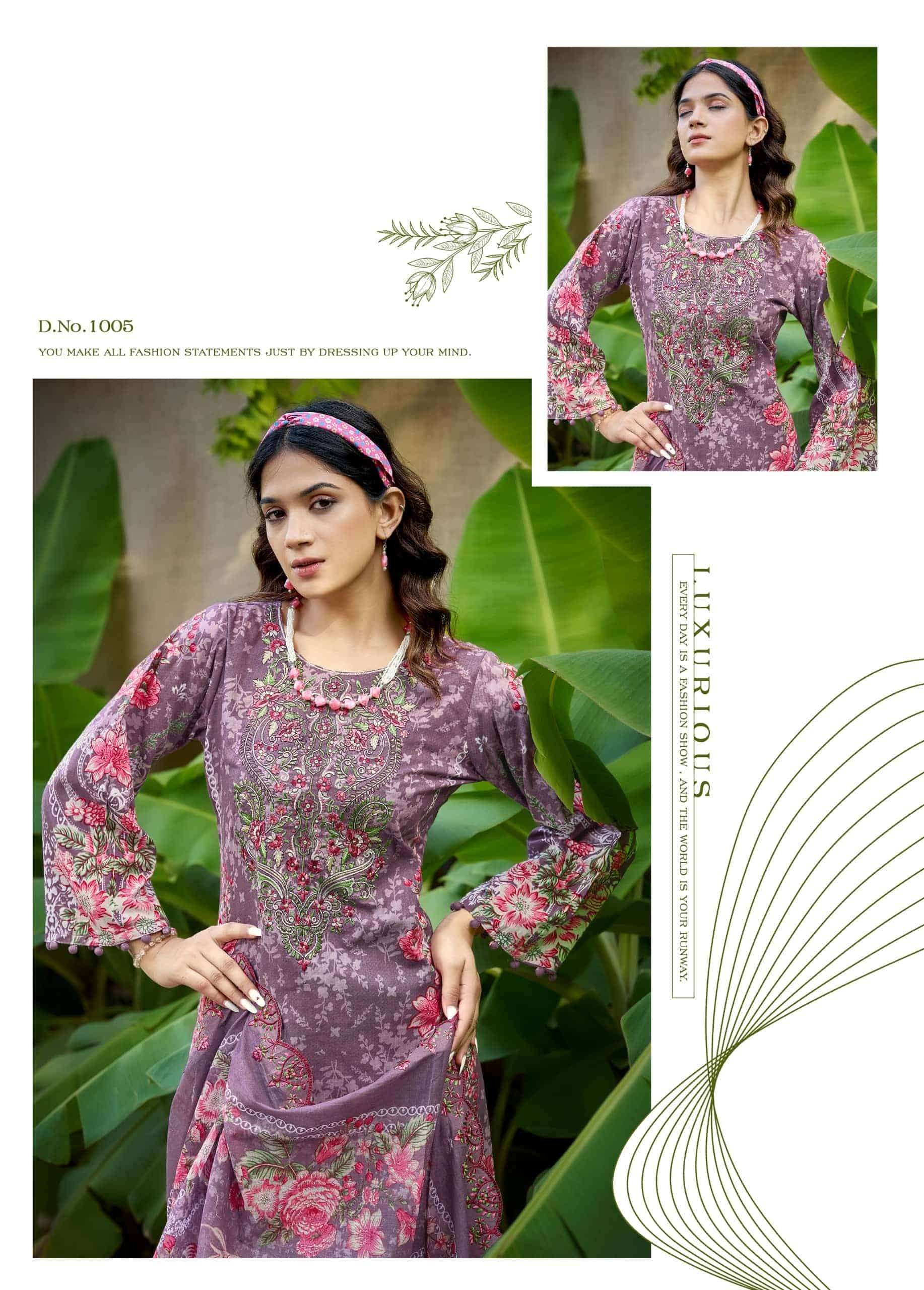 Kavyakala Anarkali Vol 25 Lawn Cotton Dress Material