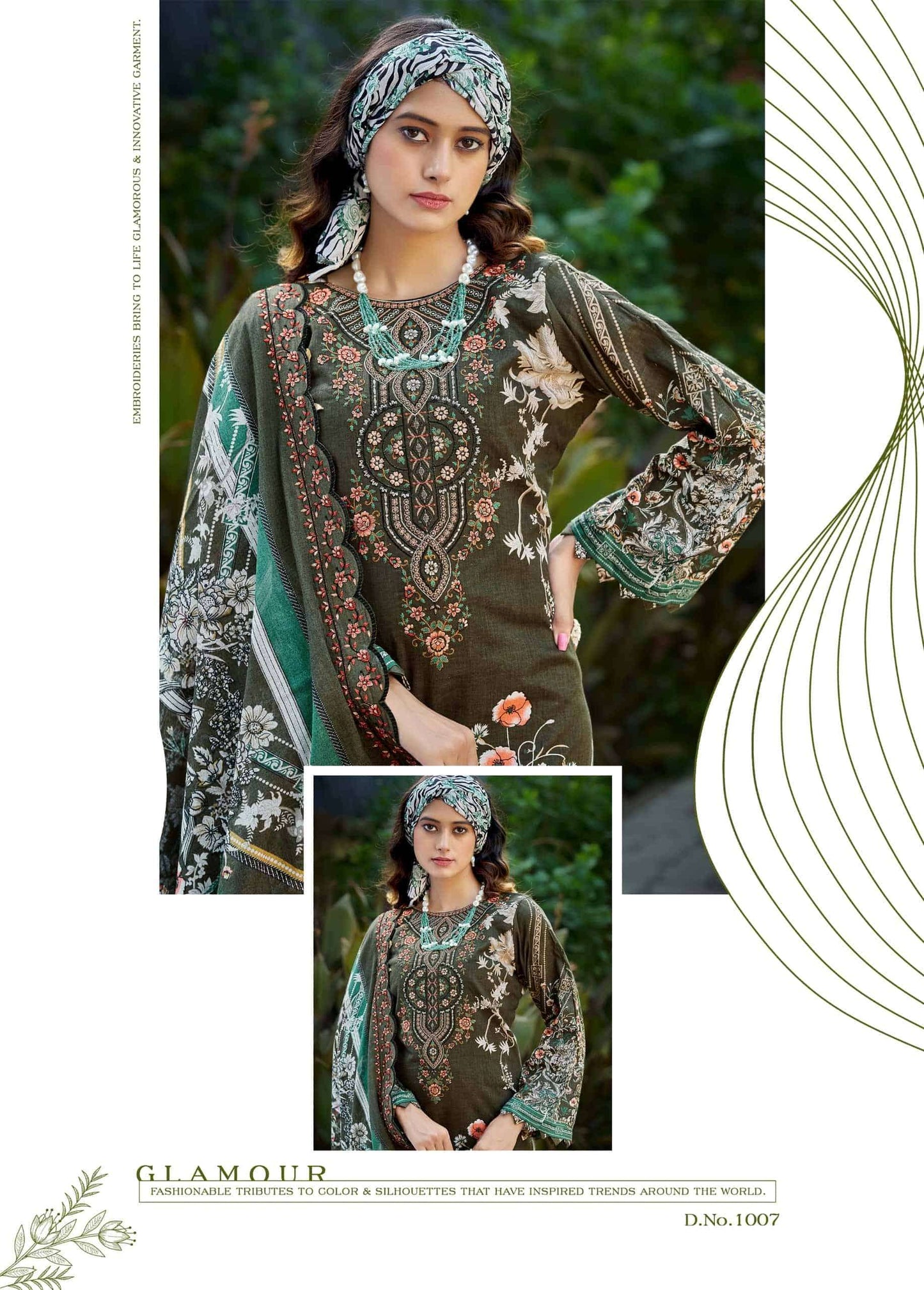 Kavyakala Anarkali Vol 25 Lawn Cotton Dress Material
