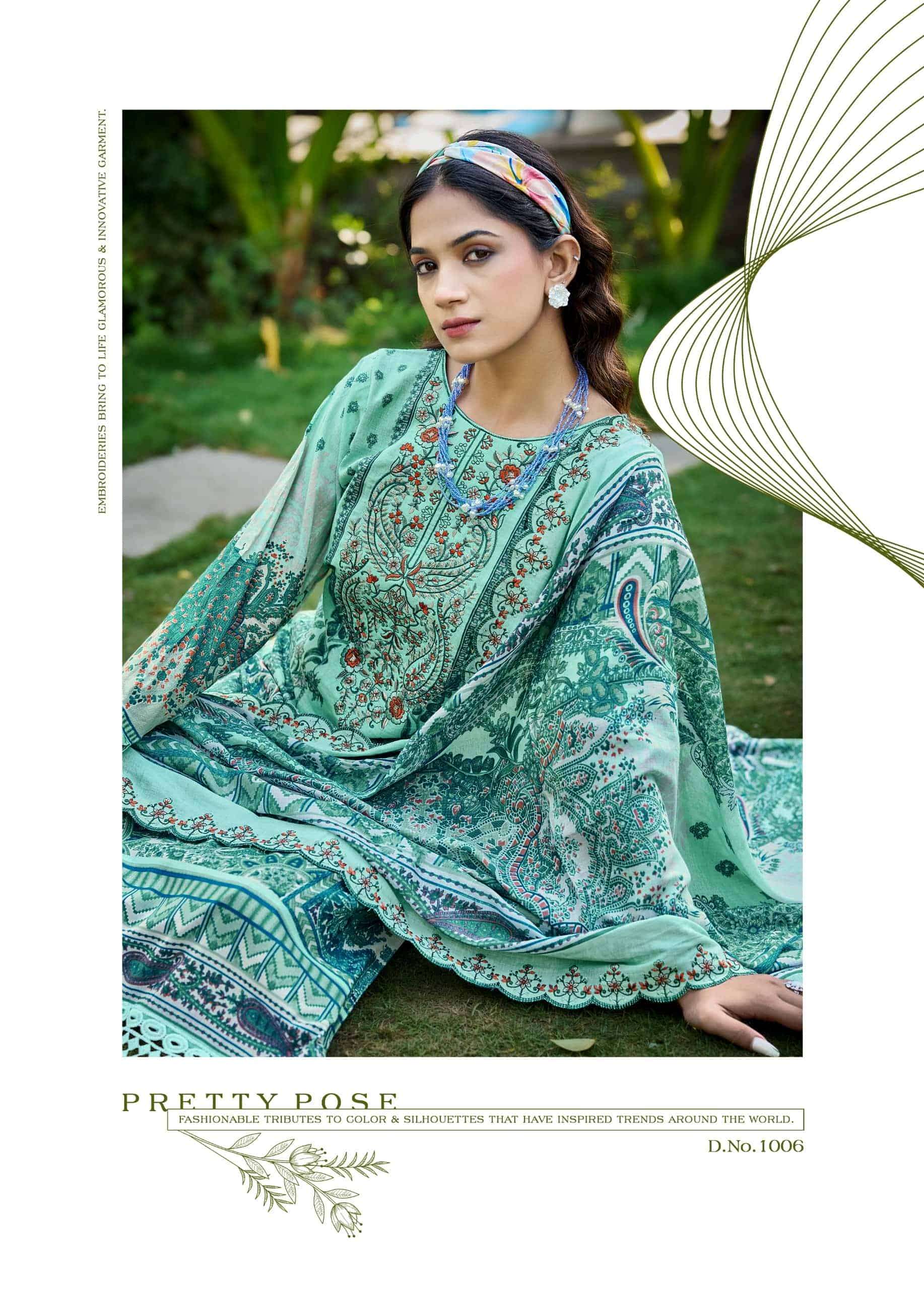Kavyakala Anarkali Vol 25 Lawn Cotton Dress Material