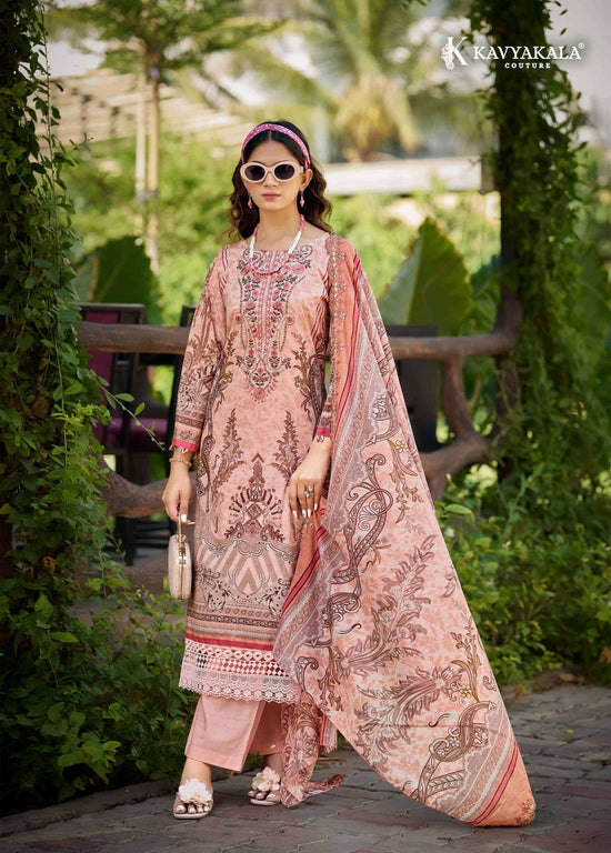 Kavyakala Anarkali Vol 25 Lawn Cotton Dress Material