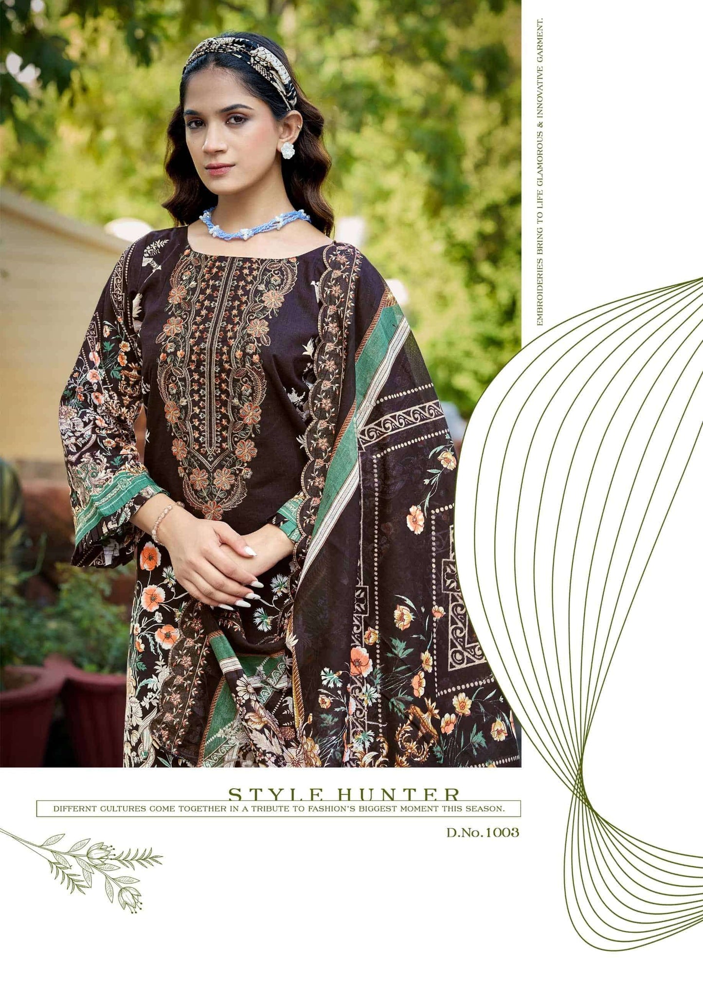 Kavyakala Anarkali Vol 25 Lawn Cotton Dress Material