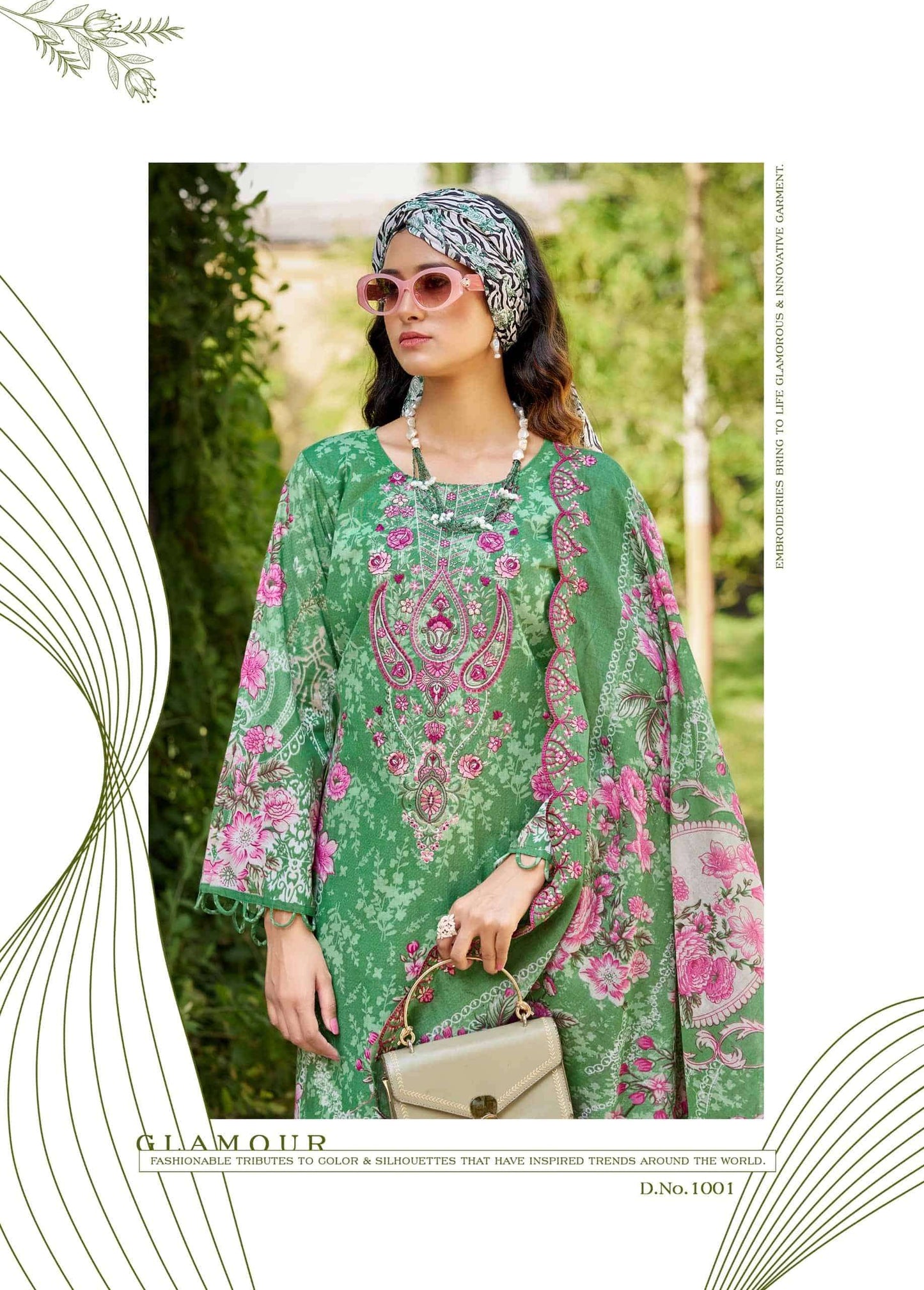 Kavyakala Anarkali Vol 25 Lawn Cotton Dress Material