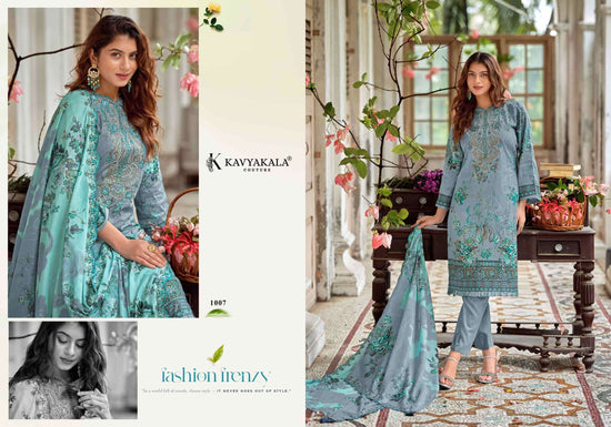 Kavyakala Anarkali Vol 26 Lawn Cotton Dress Material