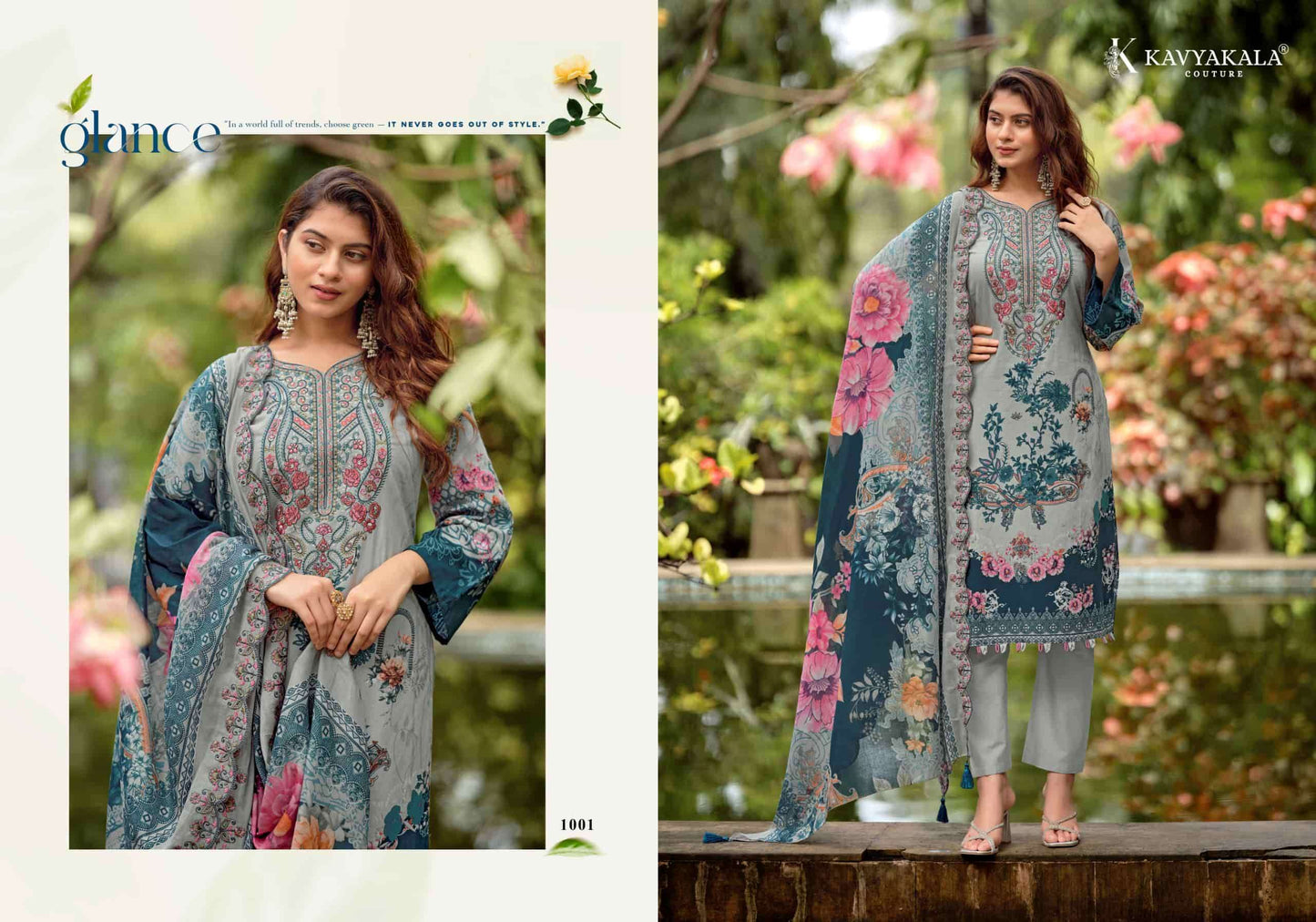 Kavyakala Anarkali Vol 26 Lawn Cotton Dress Material