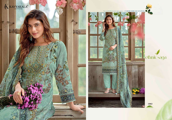 Kavyakala Anarkali Vol 26 Lawn Cotton Dress Material