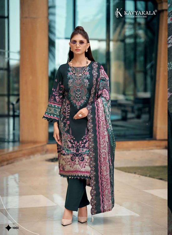 Kavyakala Anarkali Vol-27 1001 To 1008 Lawn Cotton Printed Pakistani Suit