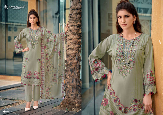 Kavyakala Anarkali Vol-27 1001 To 1008 Lawn Cotton Printed Pakistani Suit