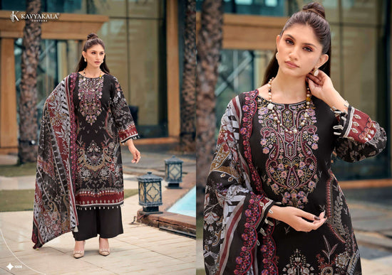 Kavyakala Anarkali Vol-27 1001 To 1008 Lawn Cotton Printed Pakistani Suit