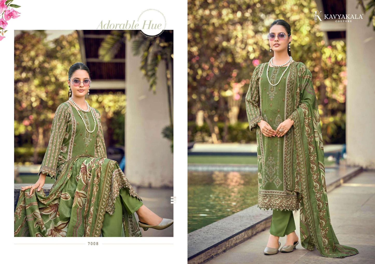 Kavyakala Bin Saeed Vol 7 Pure Cambric Cotton Dress Material