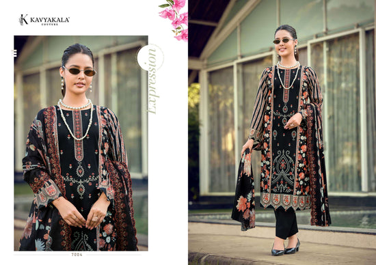 Kavyakala Bin Saeed Vol 7 Pure Cambric Cotton Dress Material
