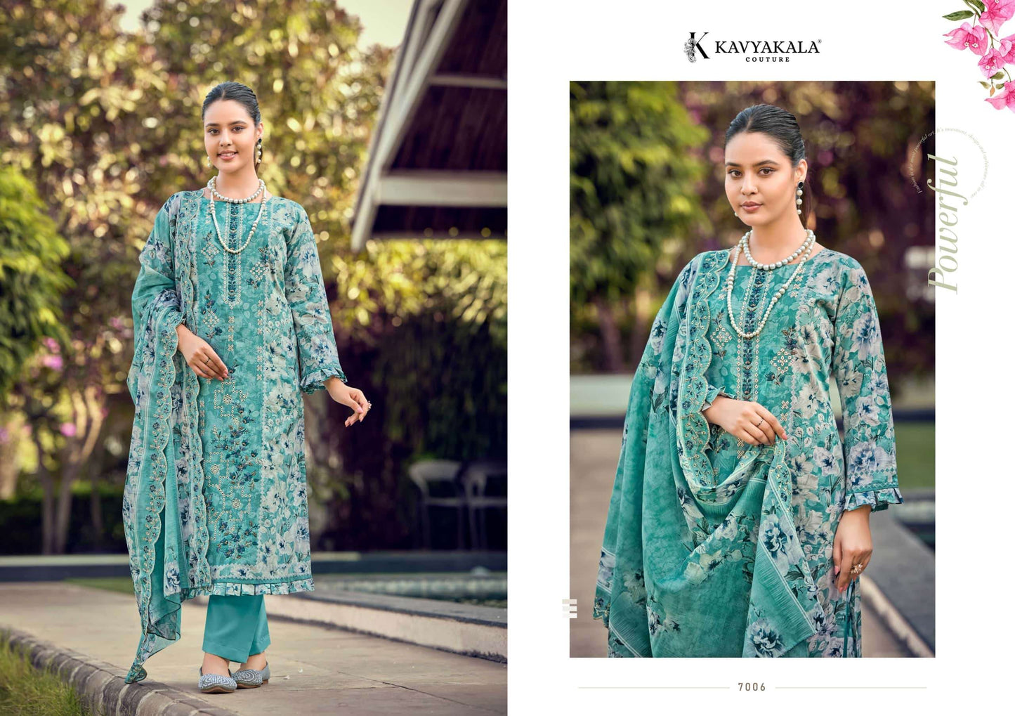 Kavyakala Bin Saeed Vol 7 Pure Cambric Cotton Dress Material