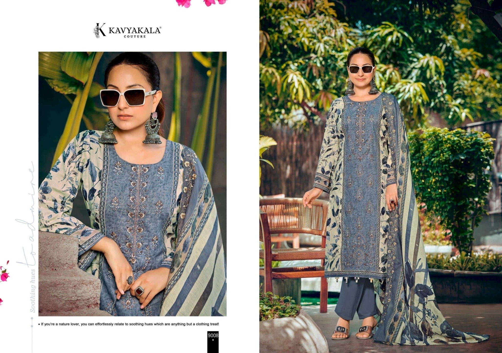 Kavyakala Bin Saeed Vol-9 Cambric Pakistani Suit - Amrah Wholesale