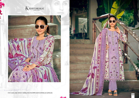 Kavyakala Bin Saeed Vol-9 Cambric Pakistani Suit - Amrah Wholesale