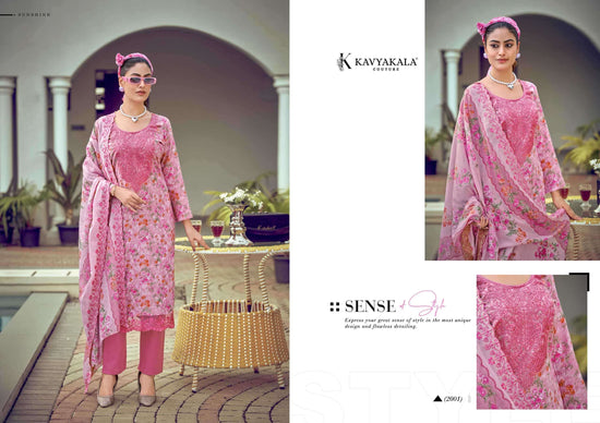 Kavyakala Mahnoor Vol 2 Fancy Lawn Cotton Dress Material