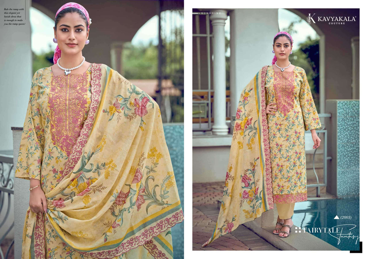 Kavyakala Mahnoor Vol 2 Fancy Lawn Cotton Dress Material