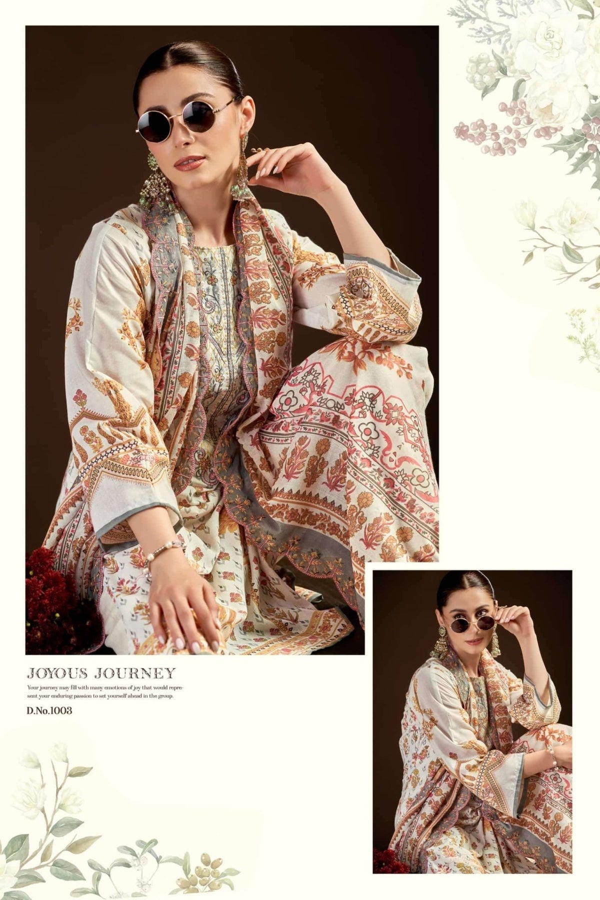 Kavyakala Mannat Vol 1 Karachi Cotton Dress Material - Amrah Wholesale