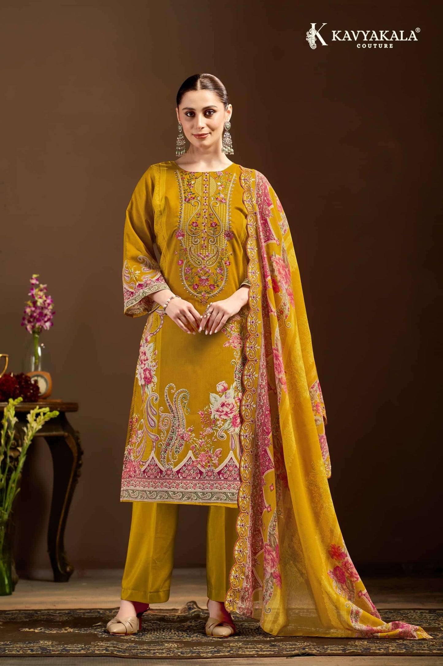 Kavyakala Mannat Vol 1 Karachi Cotton Dress Material