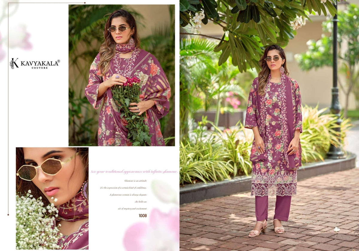 Kavyakala Nirmohi Vol 4 Lawn Cotton Dress Material - Amrah Wholesale
