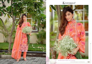 Kavyakala Nirmohi Vol 4 Lawn Cotton Dress Material - Amrah Wholesale