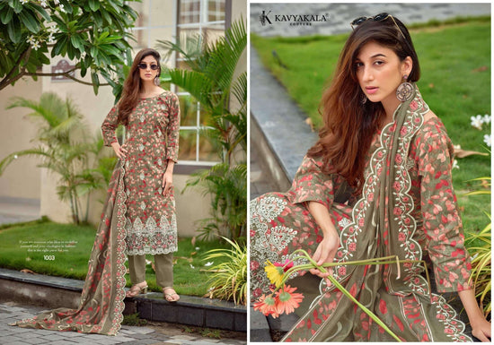 Kavyakala Nirmohi Vol 4 Lawn Cotton Dress Material - Amrah Wholesale
