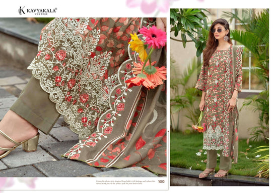 Kavyakala Nirmohi Vol 4 Lawn Cotton Dress Material - Amrah Wholesale