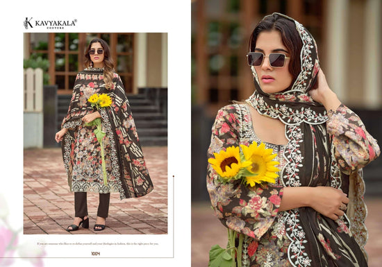 Kavyakala Nirmohi Vol 4 Lawn Cotton Dress Material - Amrah Wholesale