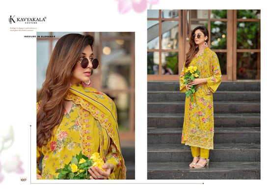 Kavyakala Nirmohi Vol 4 Lawn Cotton Dress Material - Amrah Wholesale