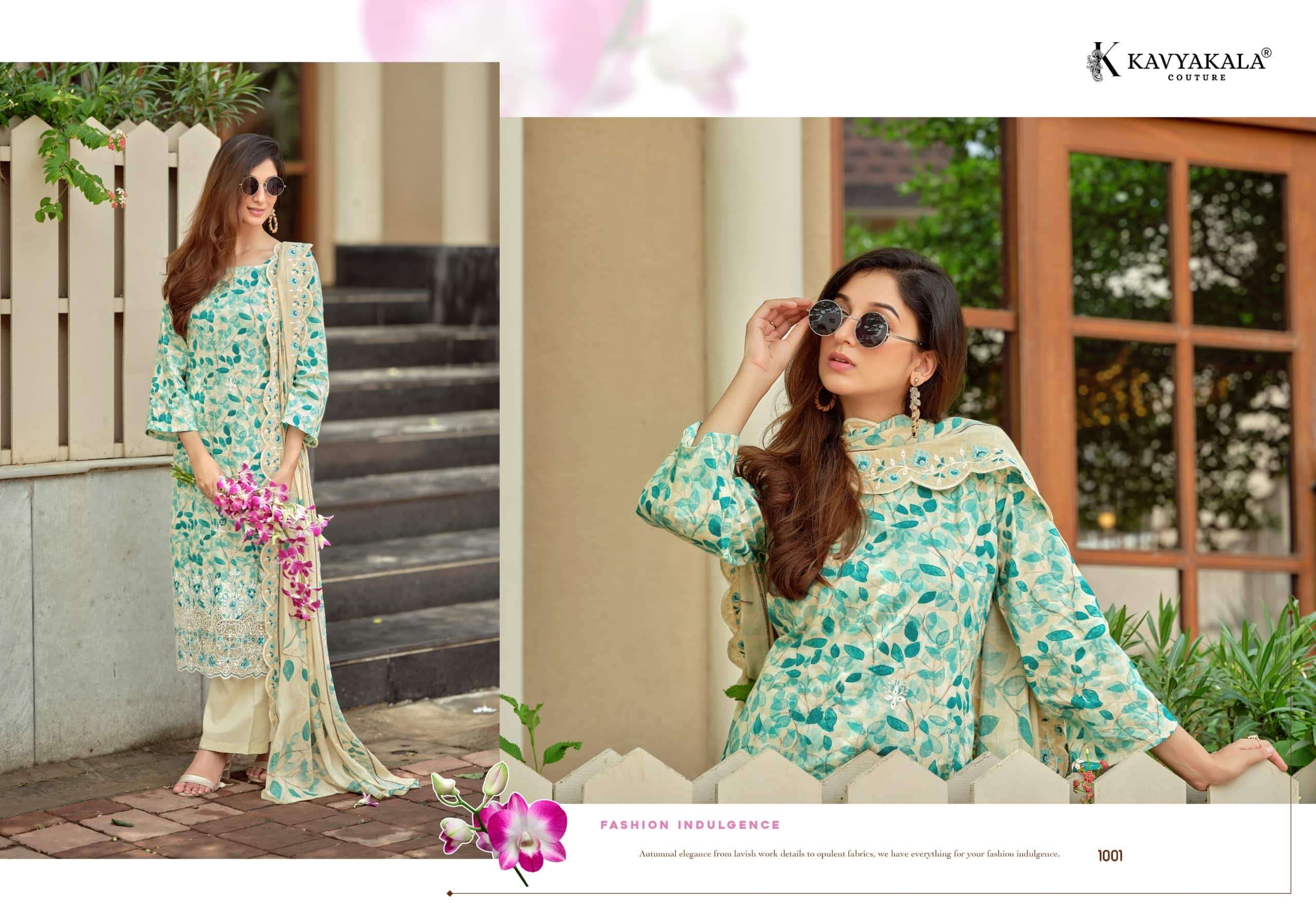 Kavyakala Nirmohi Vol 4 Lawn Cotton Dress Material