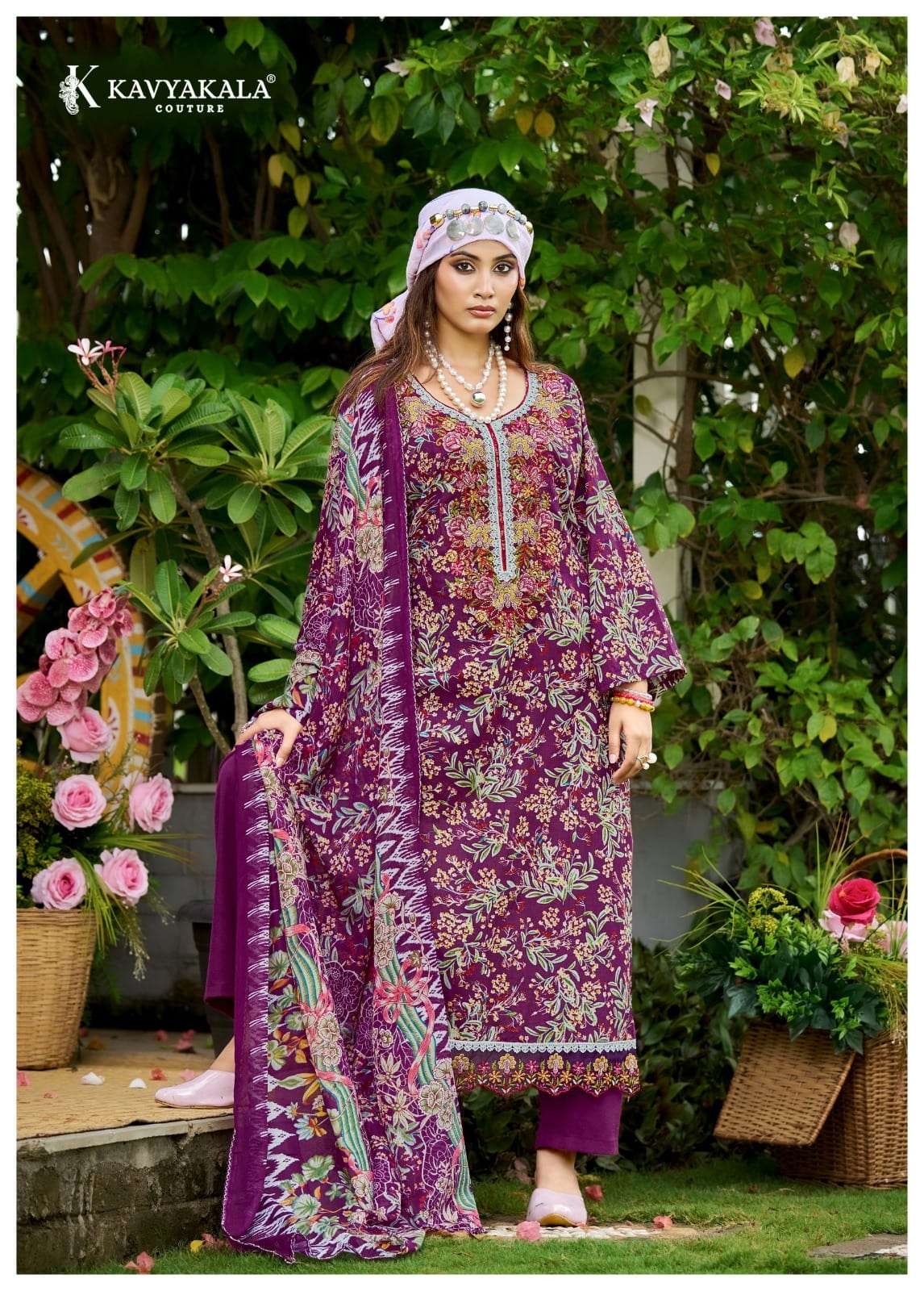 Kavyakala Riwayat Vol-3 Lawn Cotton Printed Pakistani Suit - Amrah Wholesale