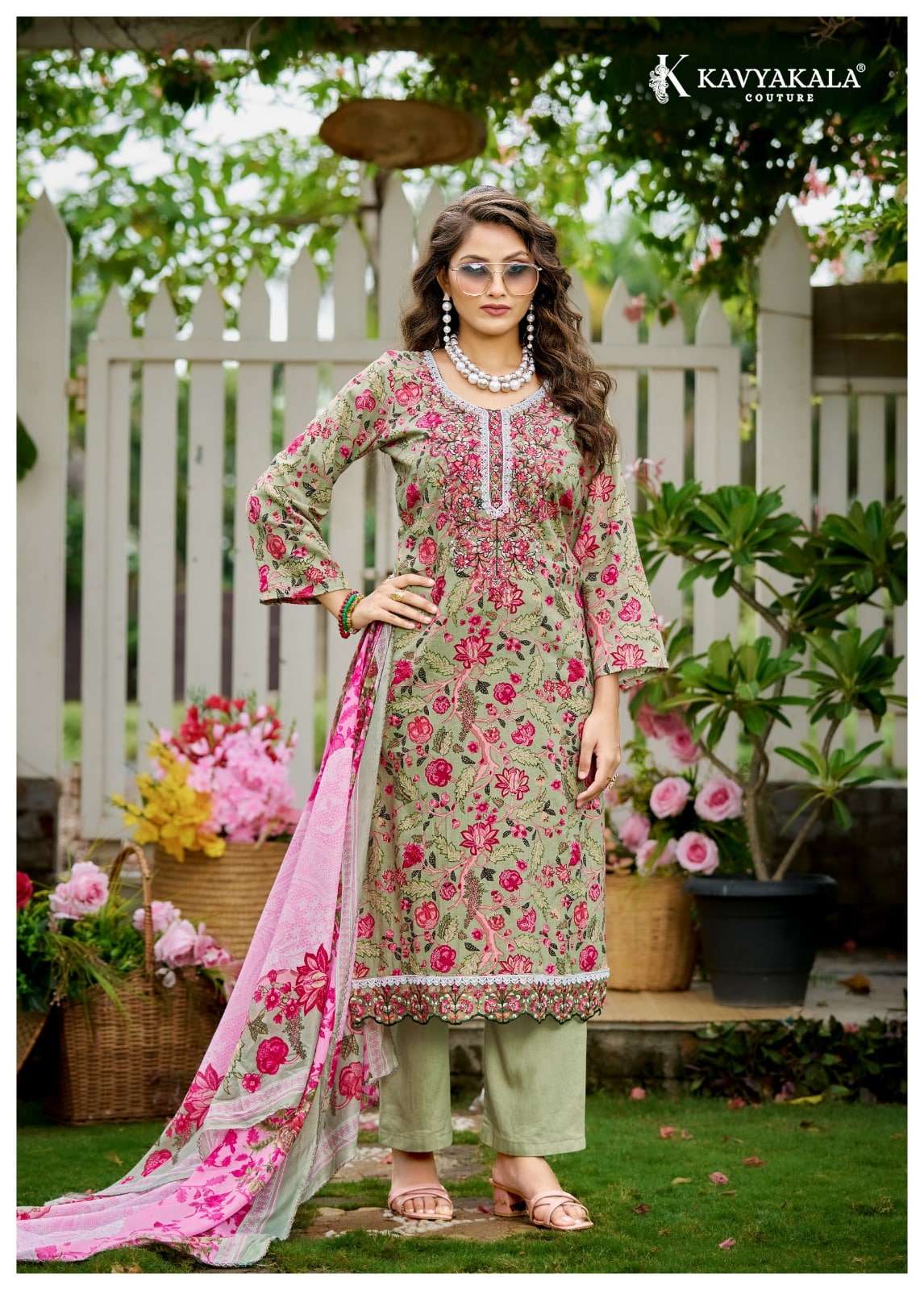 Kavyakala Riwayat Vol-3 Lawn Cotton Printed Pakistani Suit - Amrah Wholesale