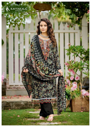Kavyakala Riwayat Vol-3 Lawn Cotton Printed Pakistani Suit - Amrah Wholesale
