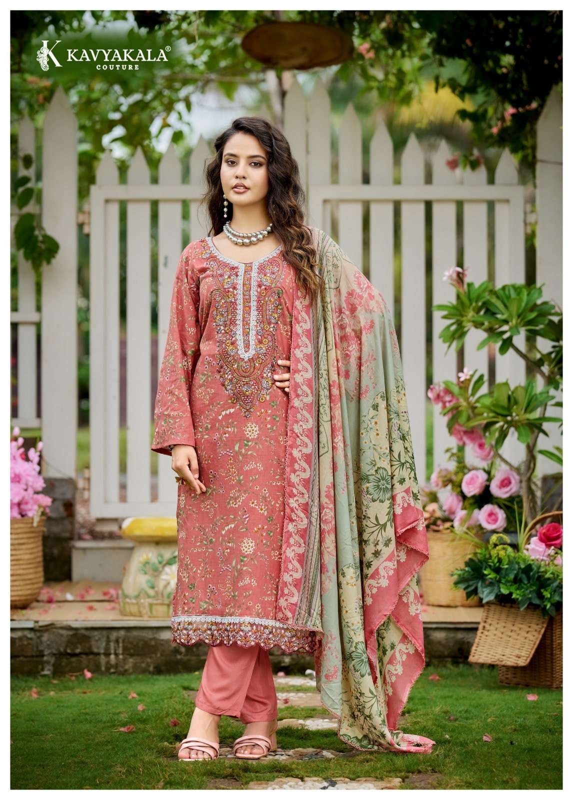 Kavyakala Riwayat Vol-3 Lawn Cotton Printed Pakistani Suit - Amrah Wholesale