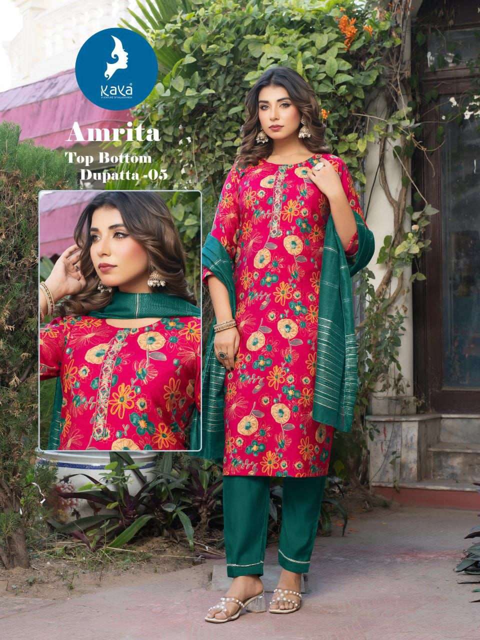 Kaya Amrita Readymade Printed Salwar Suit Set - Amrah Wholesale