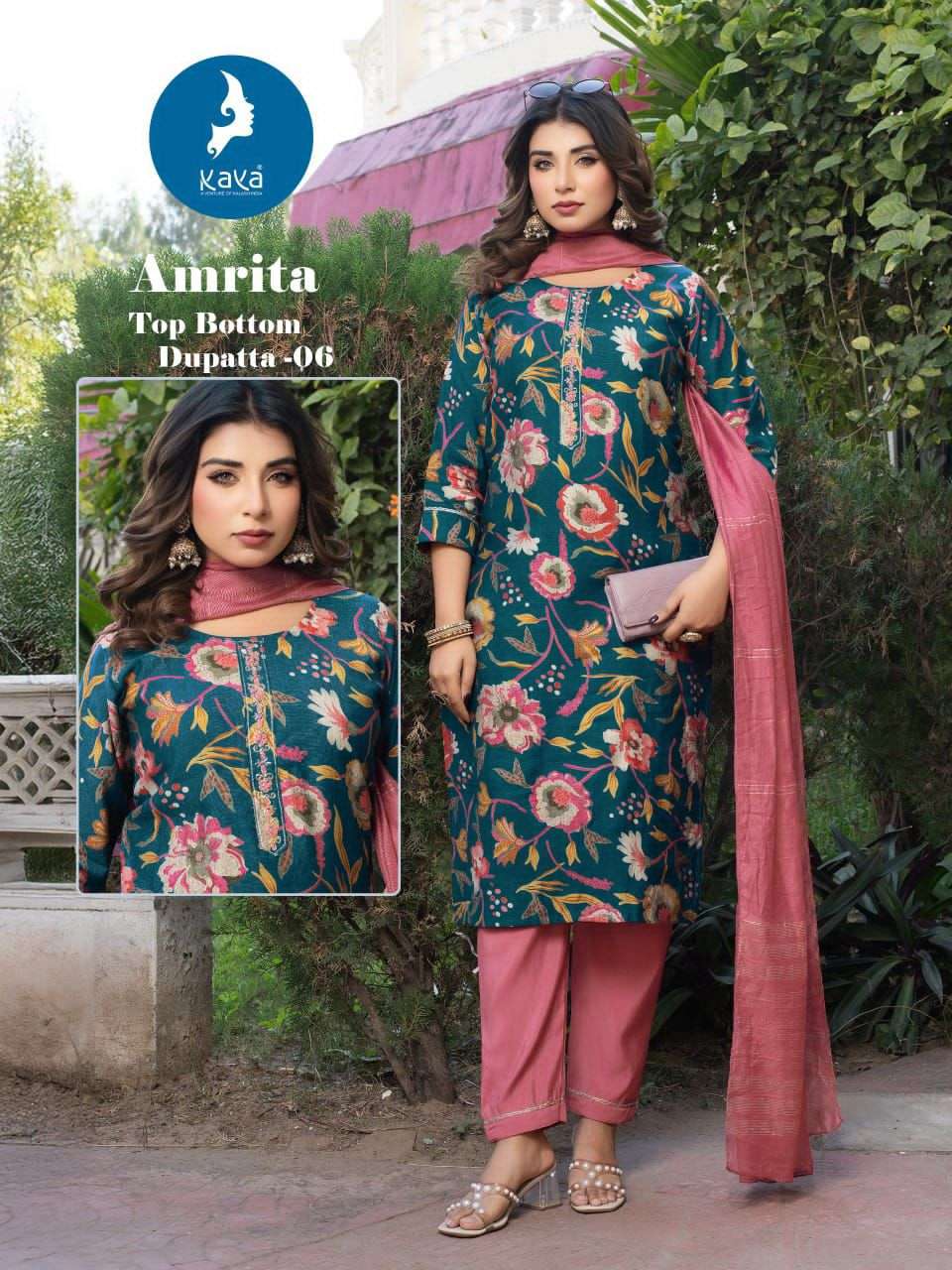 Kaya Amrita Readymade Printed Salwar Suit Set - Amrah Wholesale