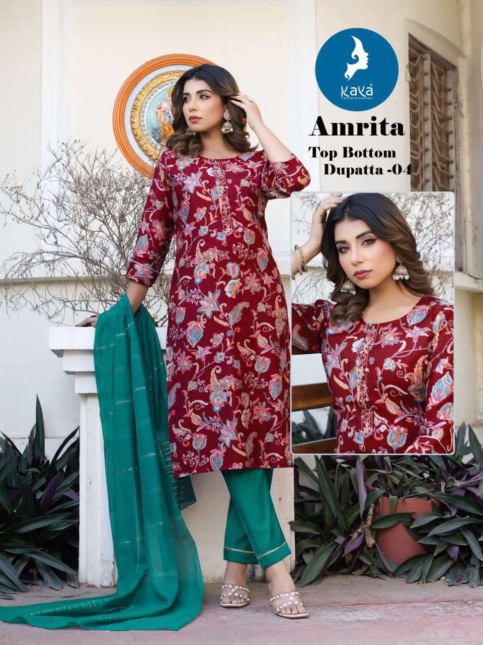 Kaya Amrita Readymade Printed Salwar Suit Set - Amrah Wholesale