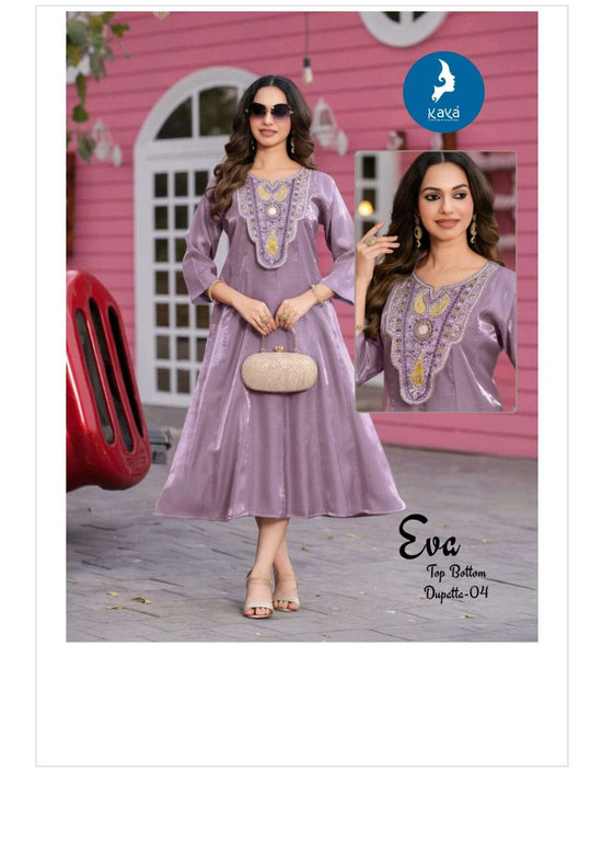 Kaya Eva Roman Glass Stitched Designer Kurti