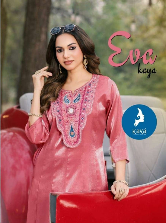 Kaya Eva Roman Glass Stitched Designer Kurti