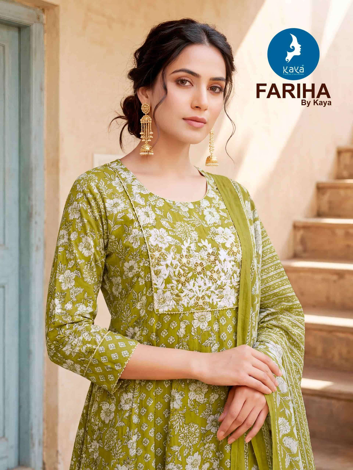 Kaya Fariha Cotton Print Salwar Suit Set - Amrah Wholesale