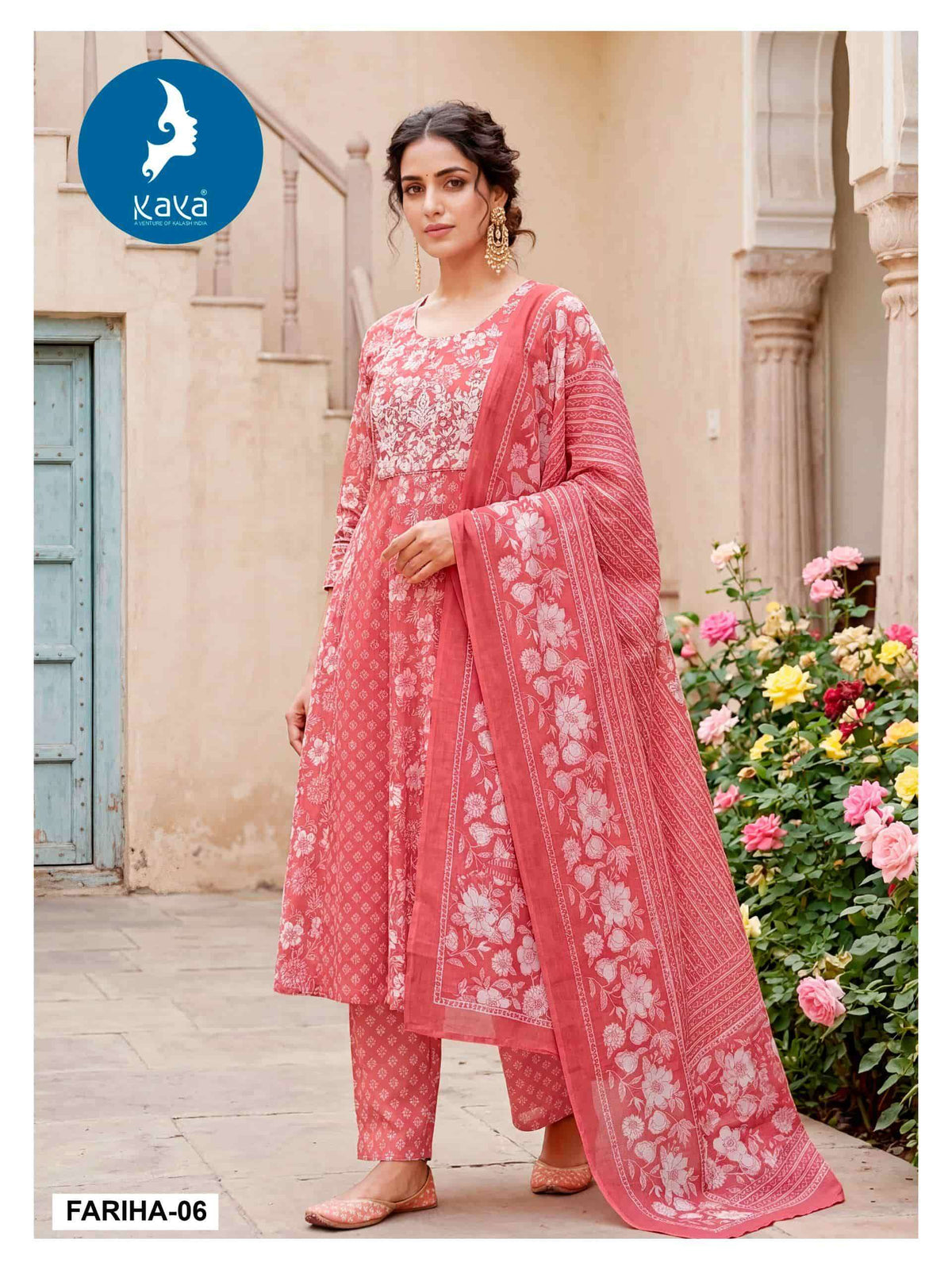 Kaya Fariha Cotton Print Salwar Suit Set - Amrah Wholesale