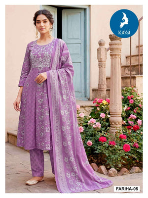 Kaya Fariha Cotton Print Salwar Suit Set - Amrah Wholesale