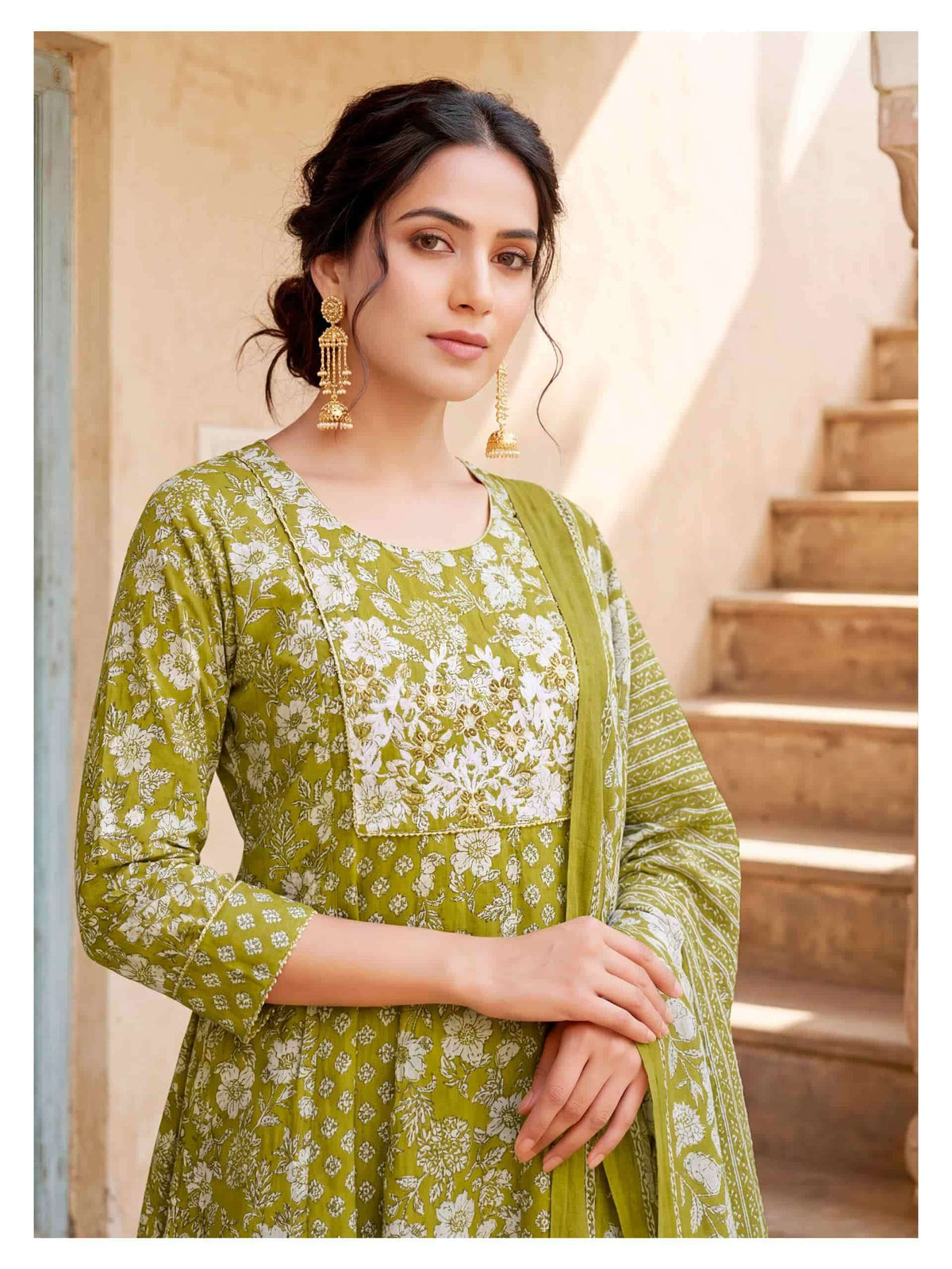 Kaya Fariha Cotton Print Salwar Suit Set - Amrah Wholesale