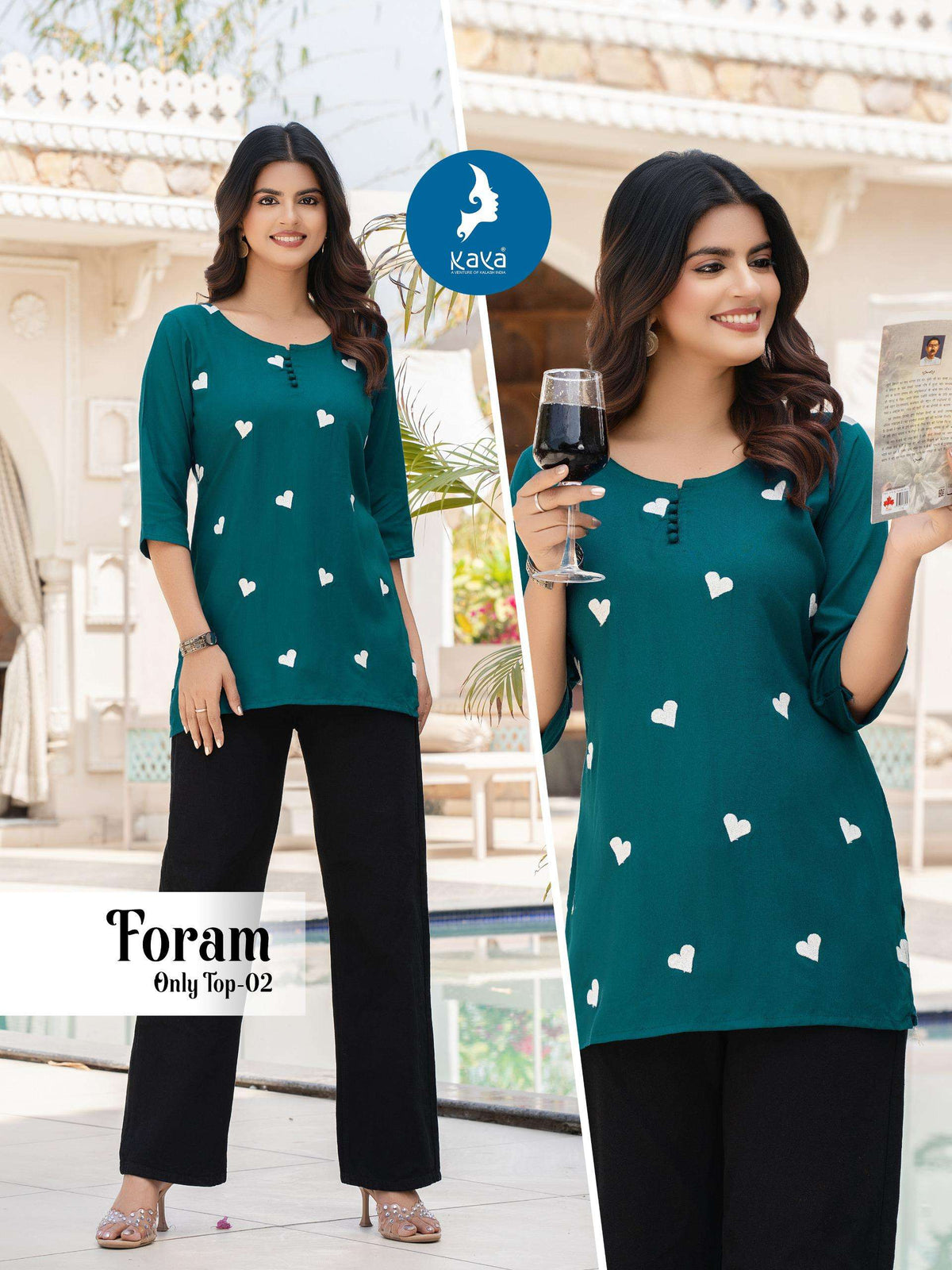 Kaya Foram Tops Wholesale Catalogue - Amrah Wholesale