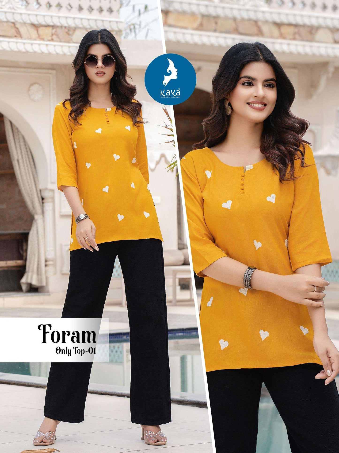 Kaya Foram Tops Wholesale Catalogue - Amrah Wholesale
