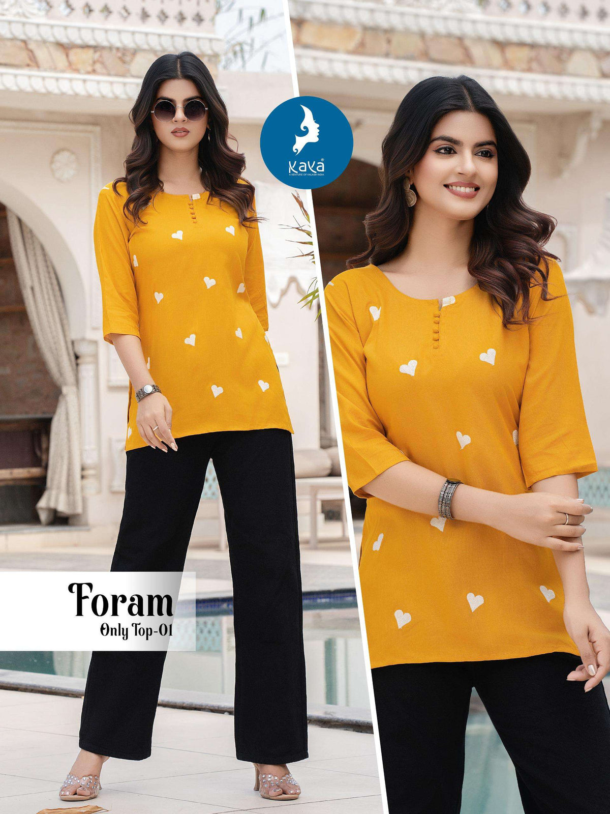 Kaya Foram Tops Wholesale Catalogue - Amrah Wholesale