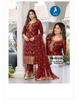 Kaya Jasleen Designer Ready-Made 3 Piece Suit - Amrah Wholesale