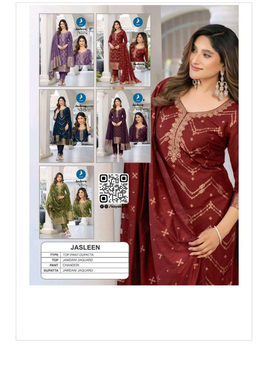Kaya Jasleen Designer Ready-Made 3 Piece Suit - Amrah Wholesale