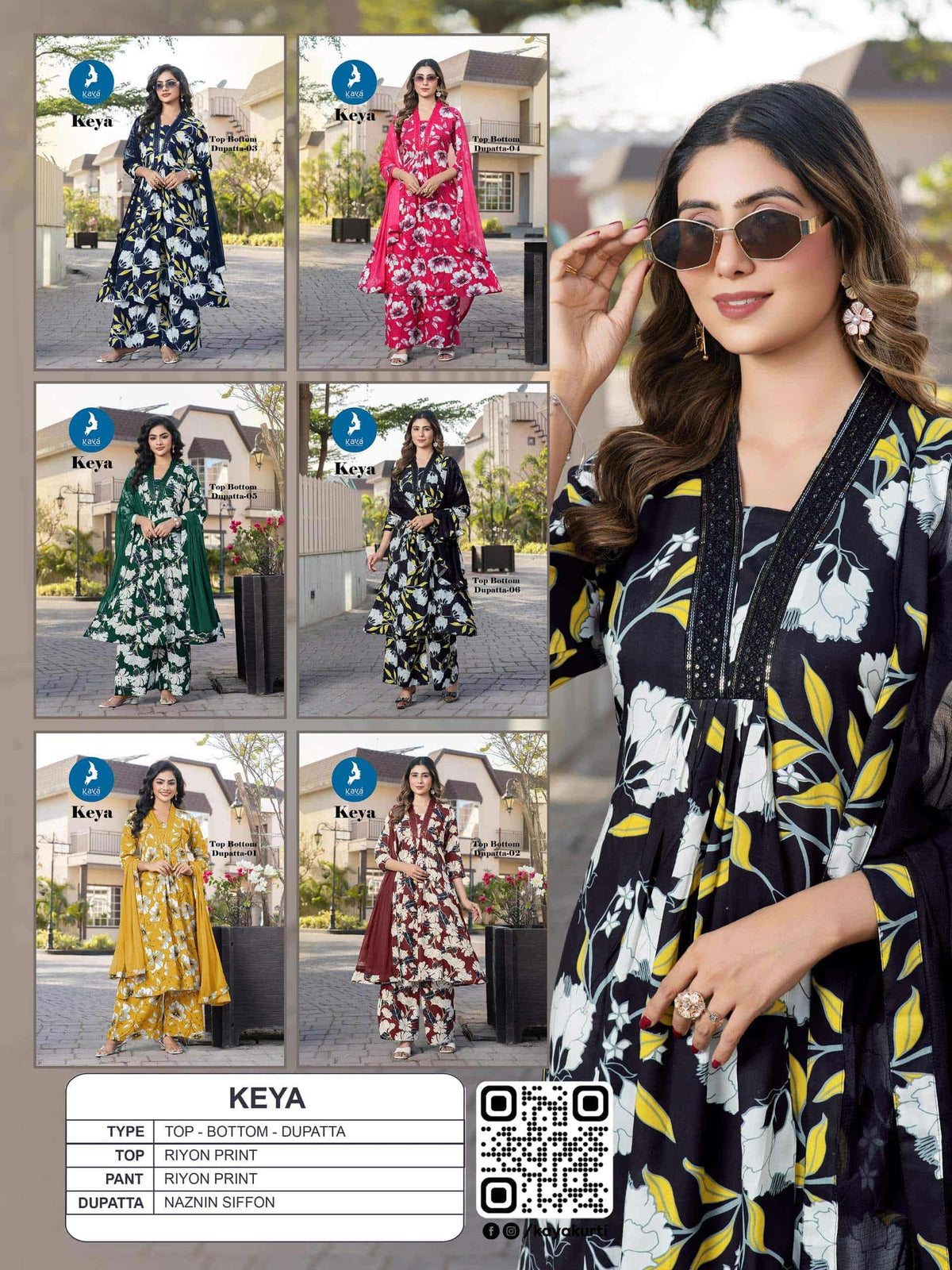 Kaya Keya Keya Premium Style Salwar Suit Set - Amrah Wholesale